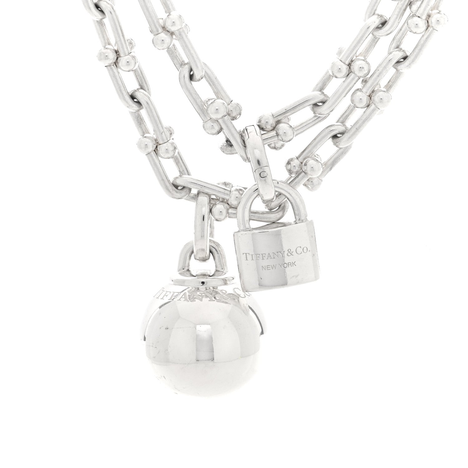 Tiffany Sterling Silver HardWear Wrap Necklace 4 of 6