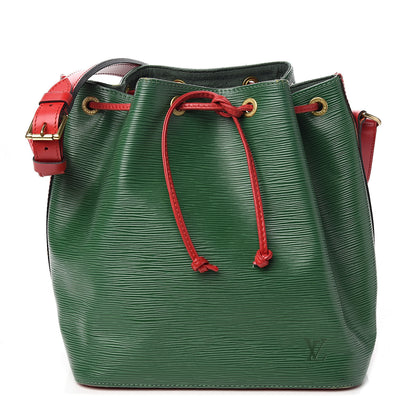 Louis Vuitton Epi Bi-Color Petit Noe Borneo Castillan Red 1 of 8