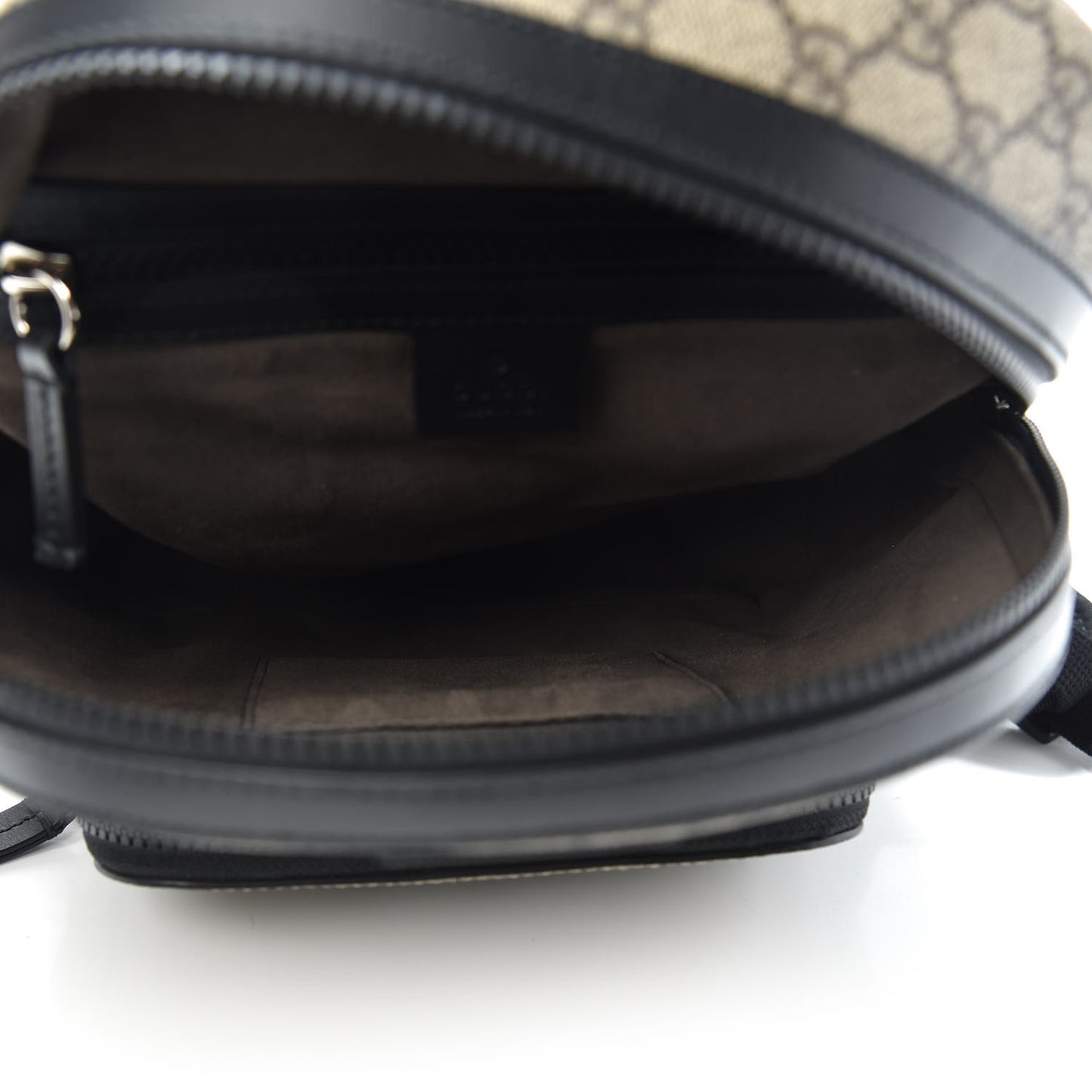 GG Supreme Monogram Small Eden Day Backpack Black