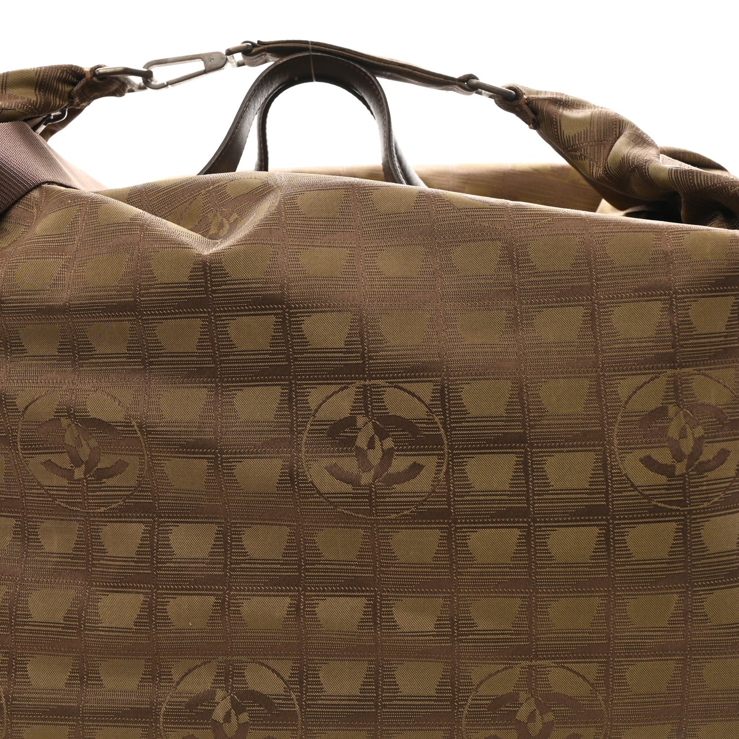 Nylon Travel Duffle Brown