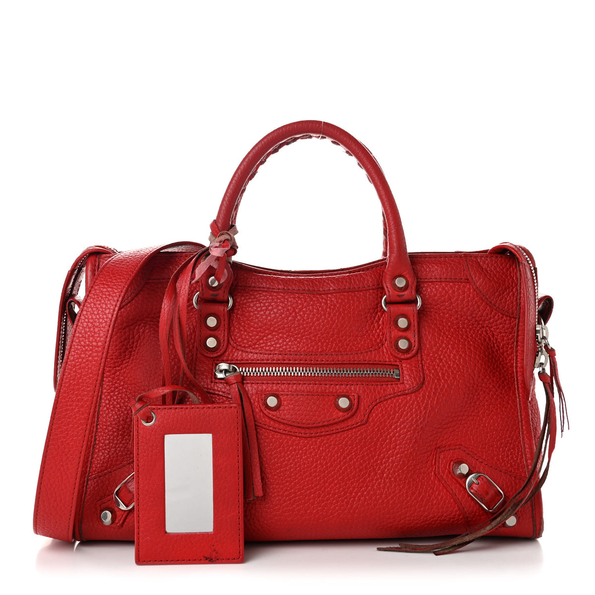 Vibrato Calfskin Classic Silver Hardware S City Rouge Cerise