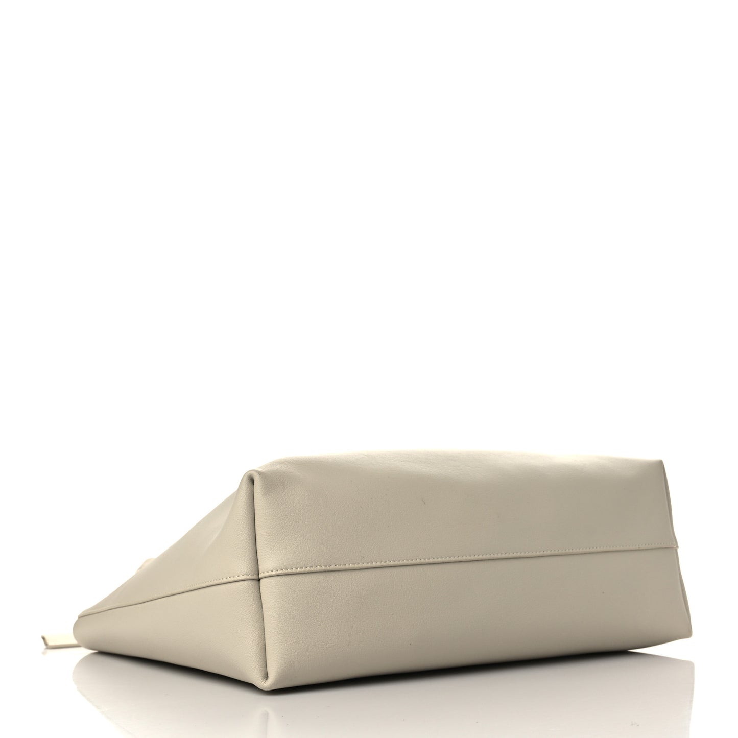 Calfskin Large Shopping Tote Porcellana