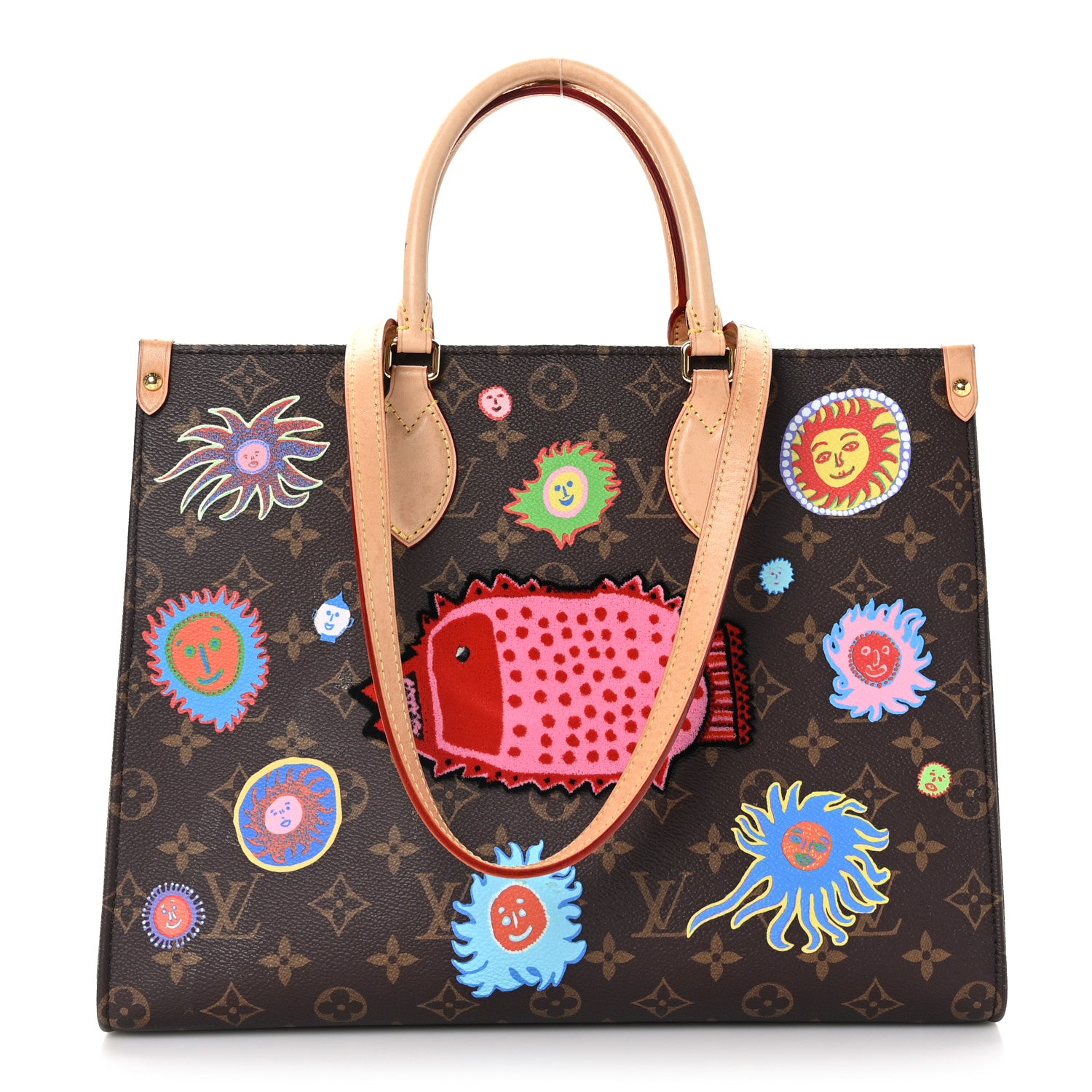 Louis Vuitton LV X YK Monogram Faces Onthego MM 1 of 8