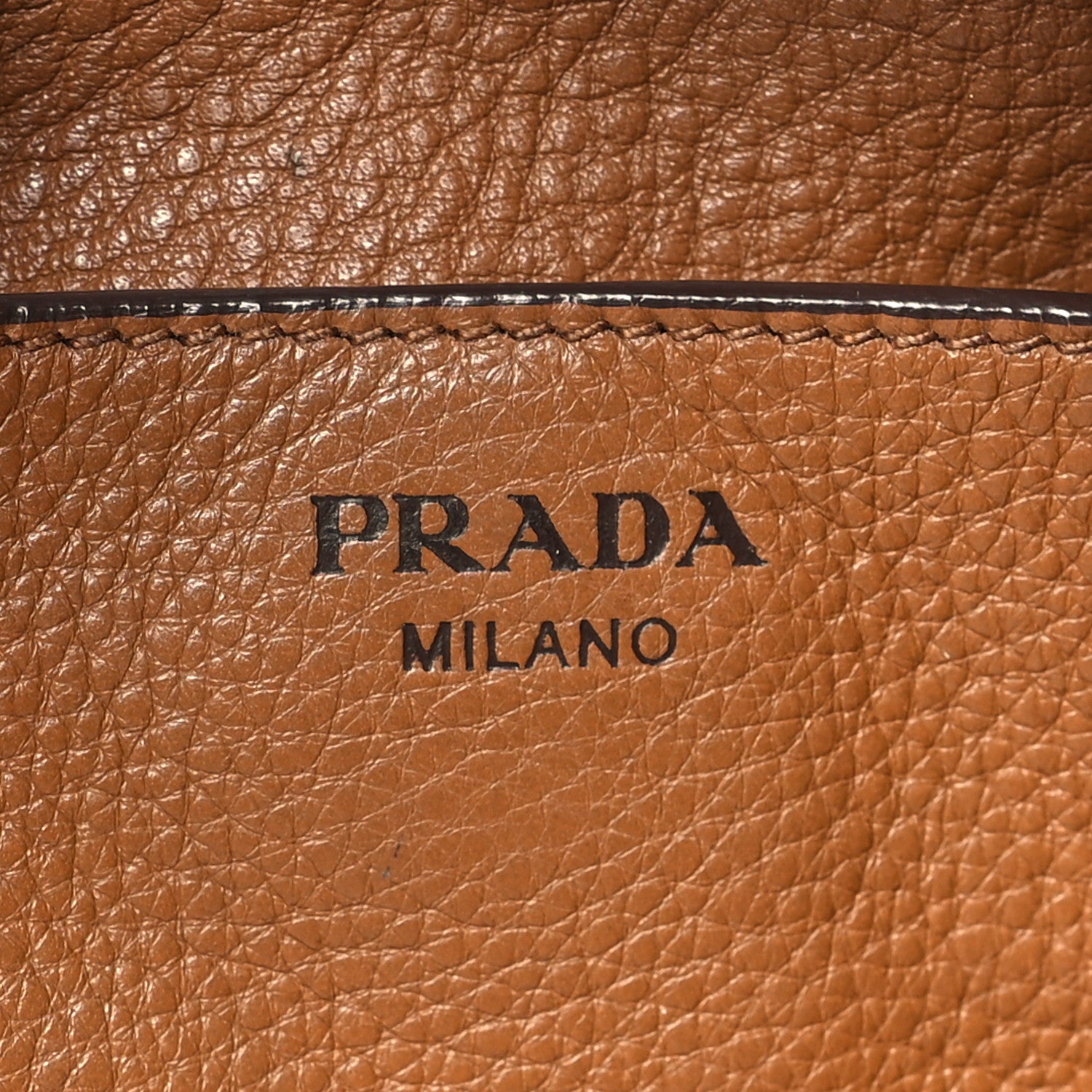 Prada Vitello Daino Medium Pocket Hobo Bag Cannella 6 of 13