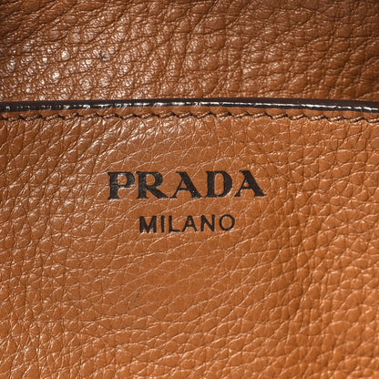Prada Vitello Daino Medium Pocket Hobo Bag Cannella 6 of 13