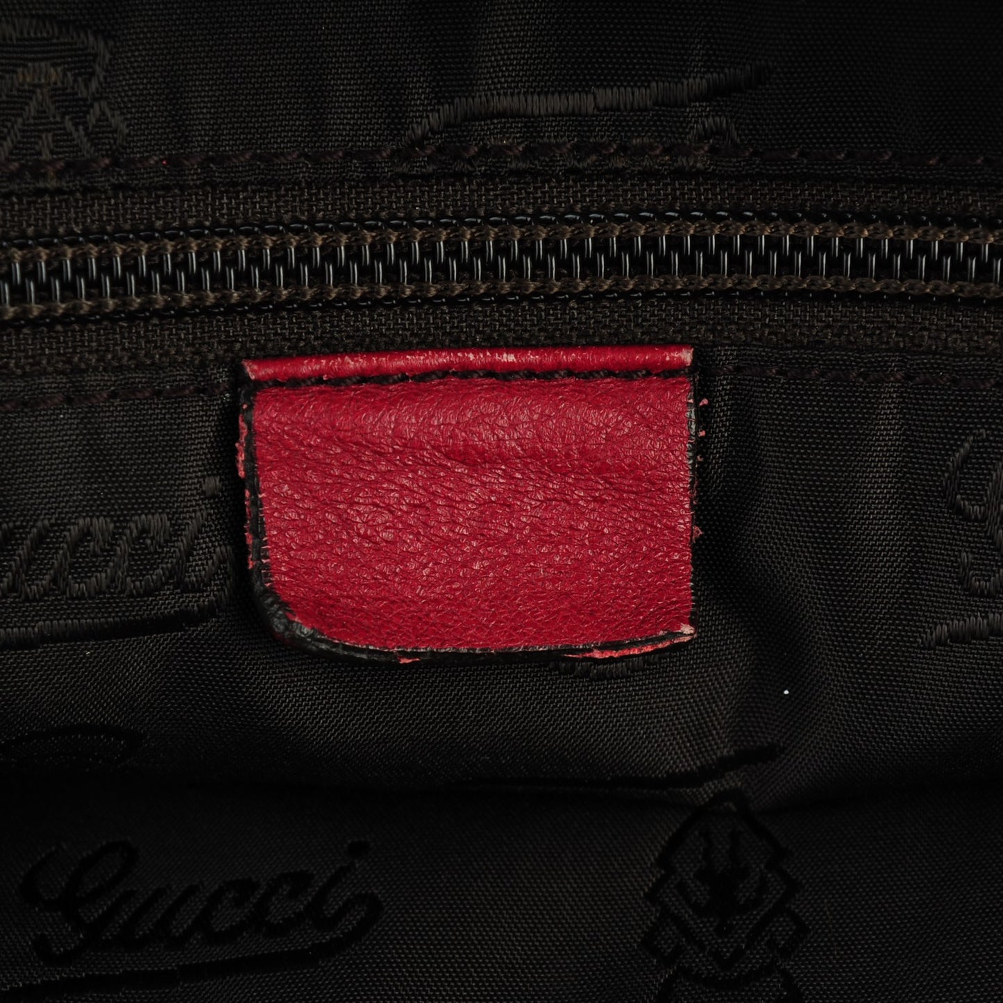Guccissima XL Tote Red