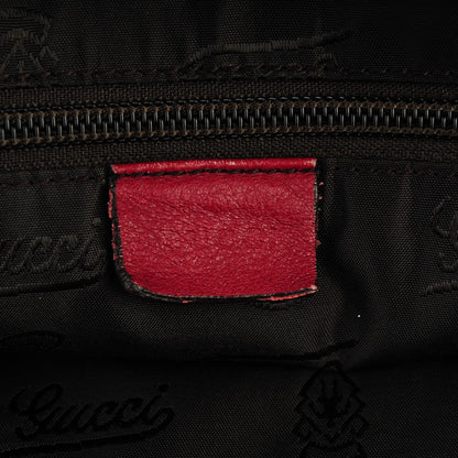 Gucci Guccissima XL Tote Red 6 of 10