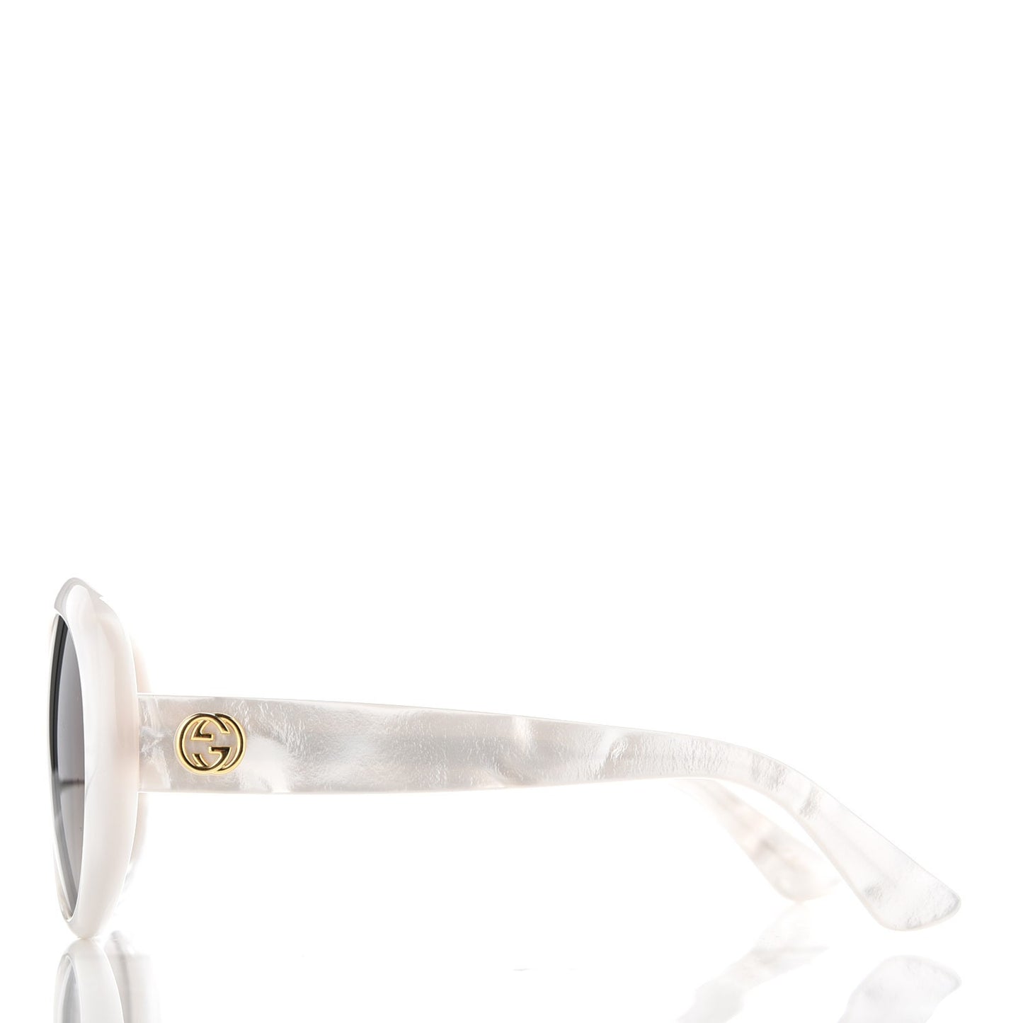 Acetate Round Sunglasses GG3829 F/S White