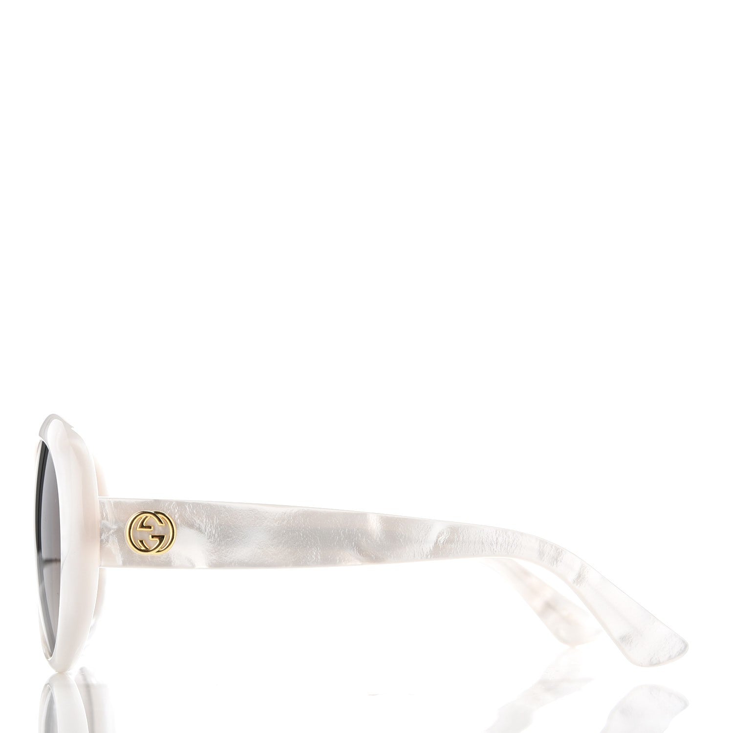 Gucci Acetate Round Sunglasses GG3829 F/S White 8 of 8