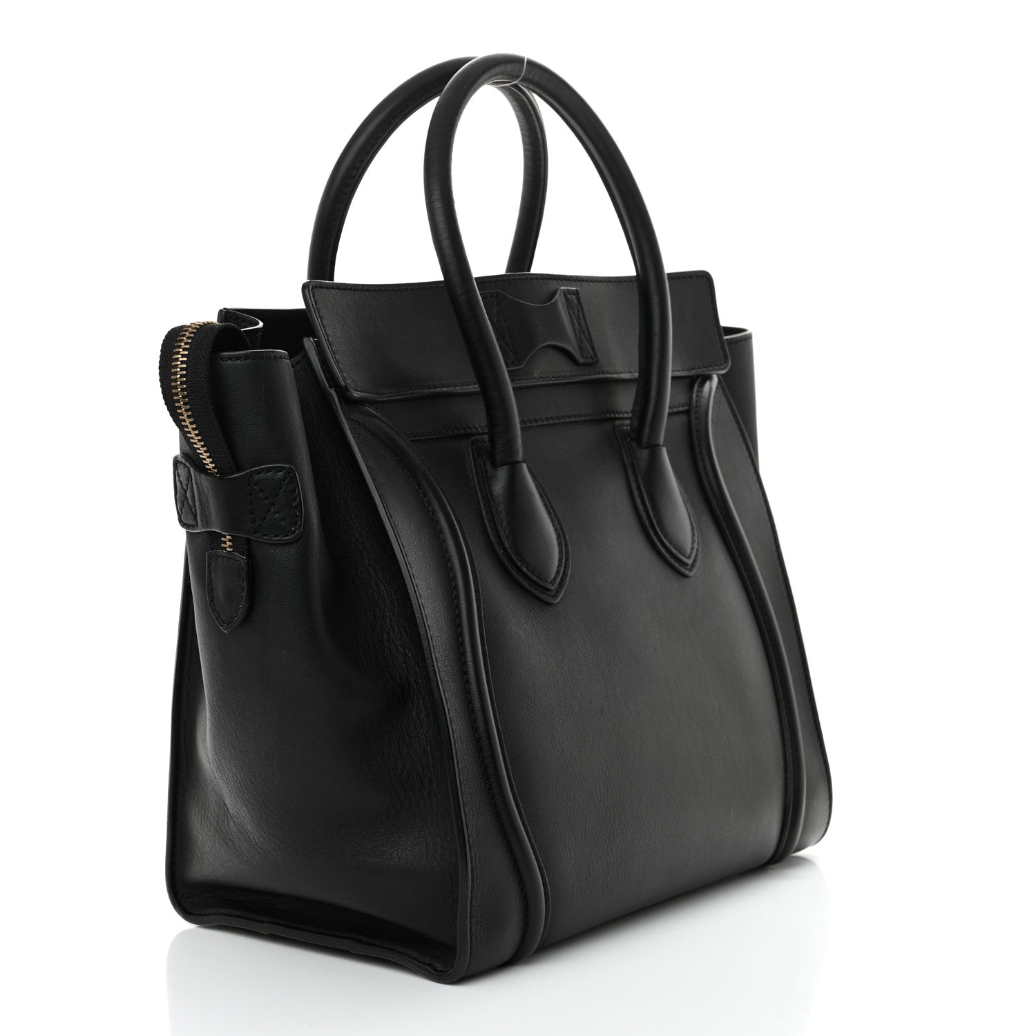 Celine Smooth Calfskin Mini Luggage Black 3 of 14