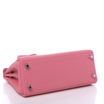 Hermes Swift Kelly Retourne 25 Rose Azalee 4 of 11