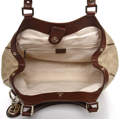 Gucci Monogram Cabinato Medium Sukey Tote Brown 5 of 14