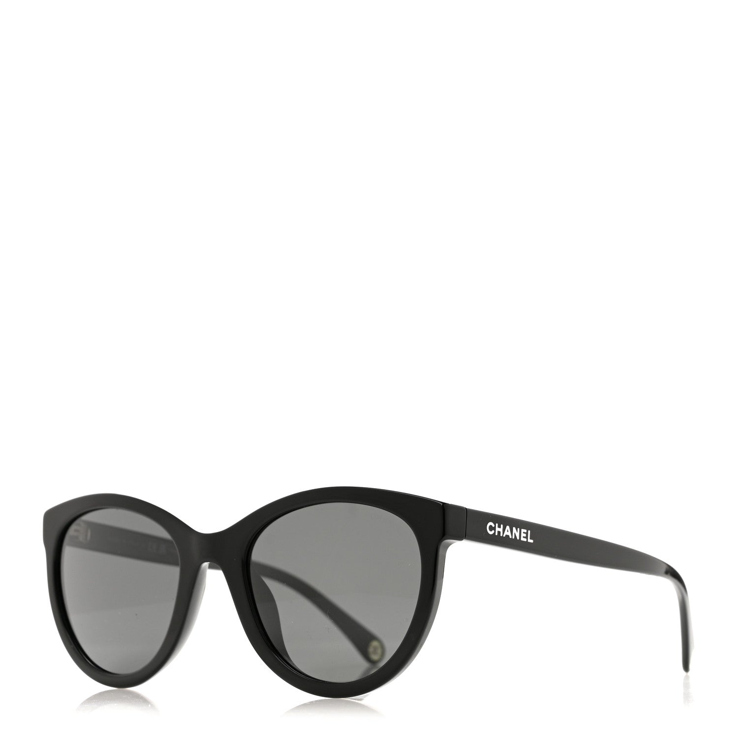 Chanel Acetate Polarized Sunglasses 5523-U Black 1 of 8