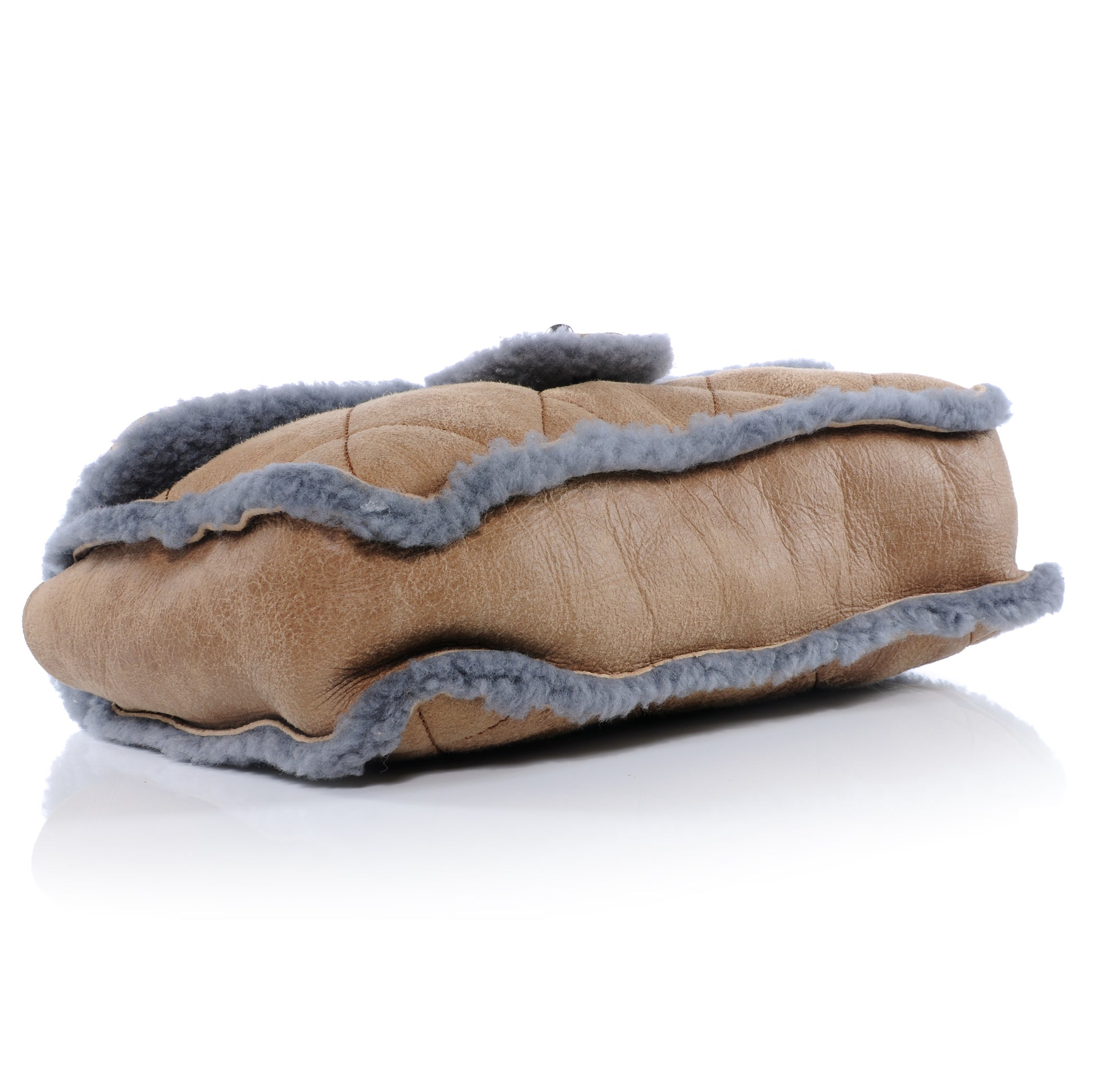 Chanel Shearling Sheepskin Quilted Medium Flap 4 of 9