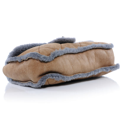 Chanel Shearling Sheepskin Quilted Medium Flap 4 of 9