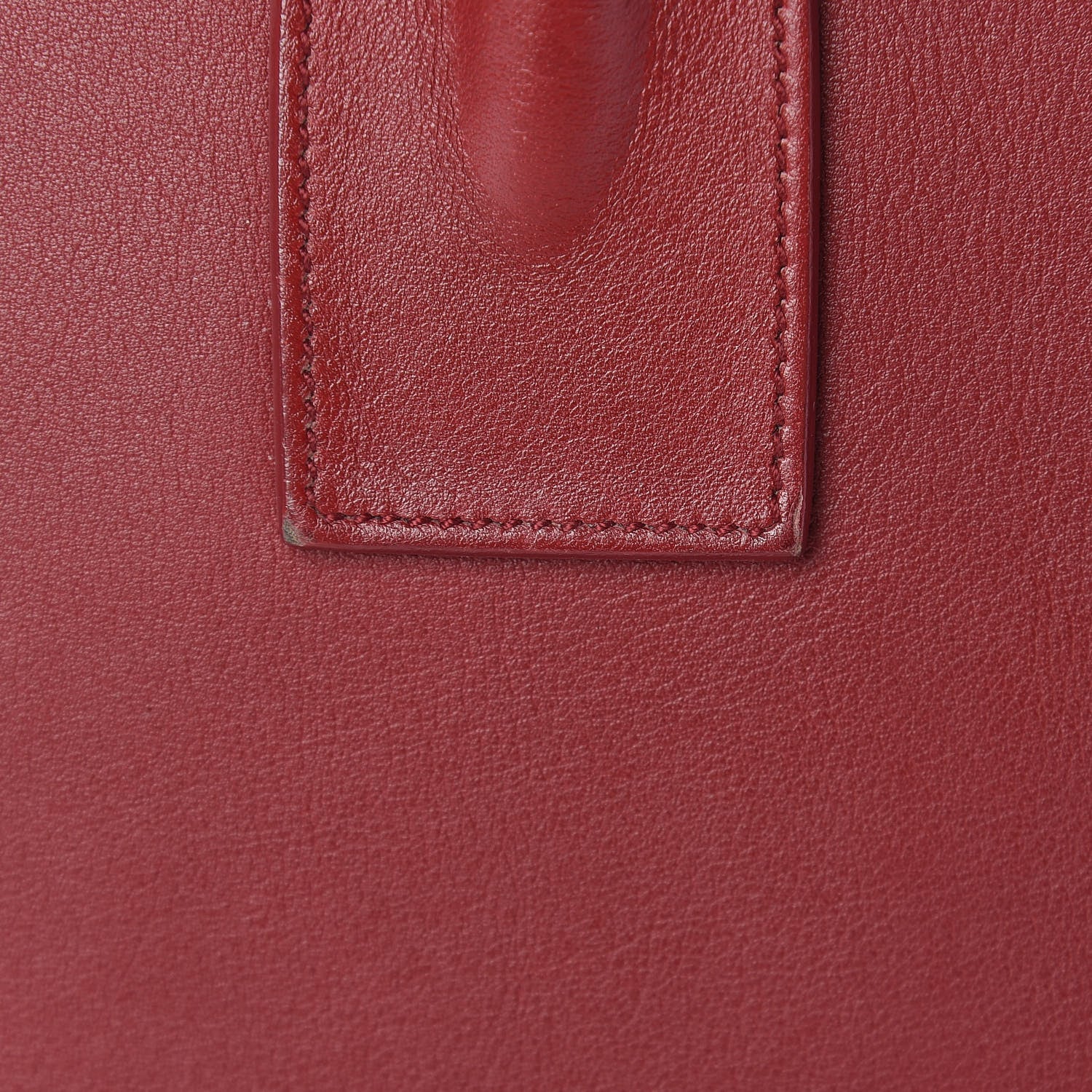 Saint Laurent Calfskin Small Sac De Jour Oxblood 16 of 21
