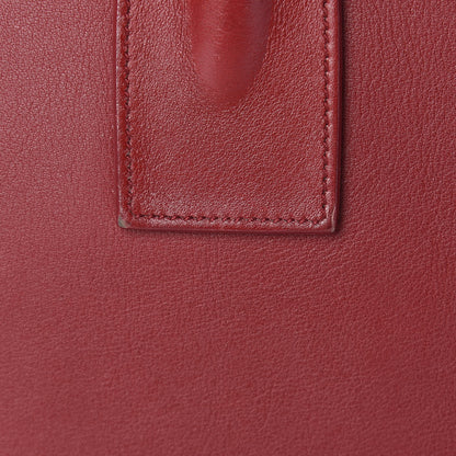 Saint Laurent Calfskin Small Sac De Jour Oxblood 16 of 21