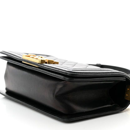 Chanel Lambskin Quilted Small Boy Flap Black 10 of 12
