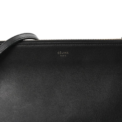 Celine Lambskin Small Trio Crossbody Bag Black 7 of 9