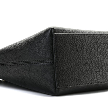 Valentino Garavani Grained Calfskin Small Rockstud Shoulder Tote Black 4 of 8