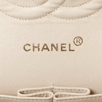 Chanel Lambskin Quilted Medium Double Flap Light Beige 8 of 11