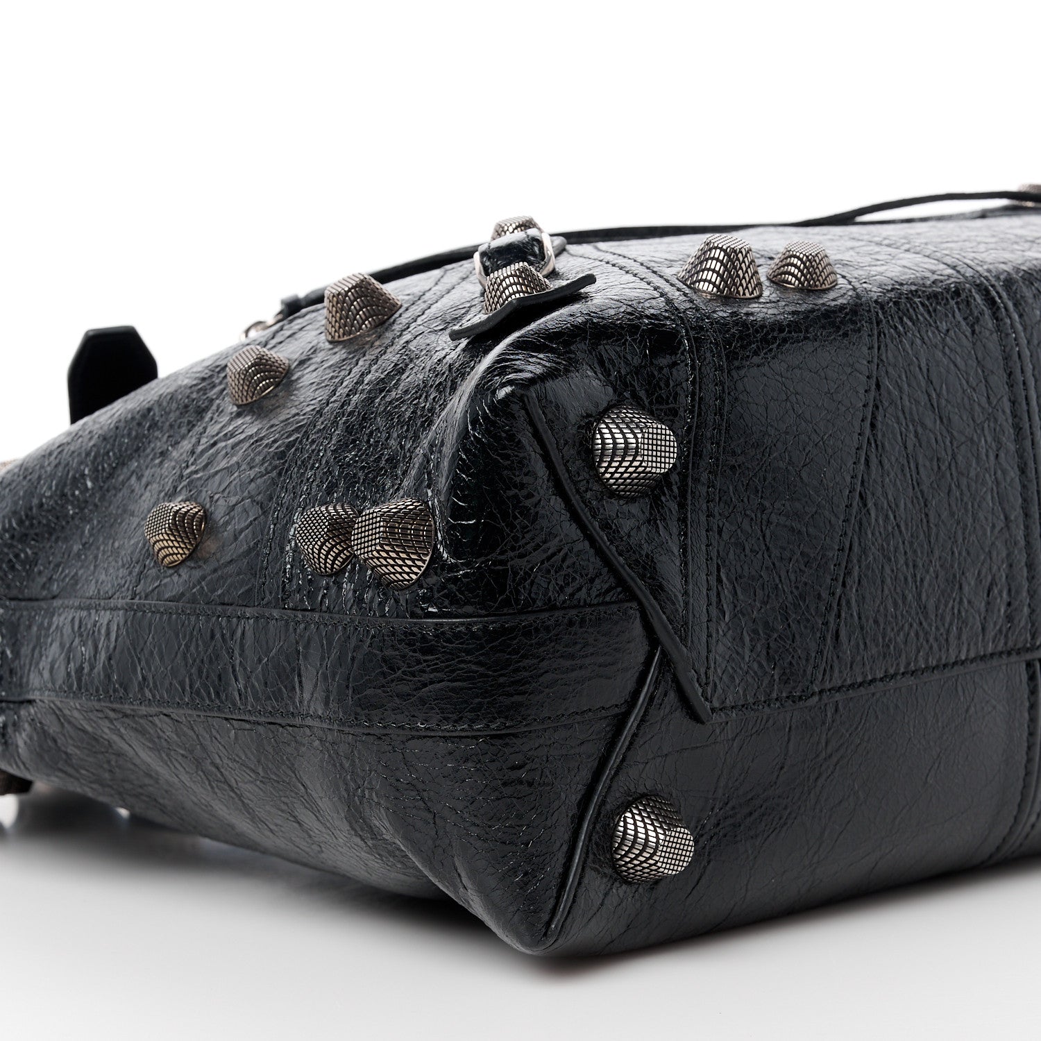 Balenciaga Agneau Arena Medium Le Cagole Carry All Bag Black 9 of 11