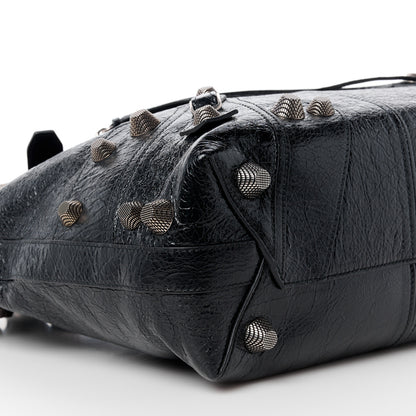 Balenciaga Agneau Arena Medium Le Cagole Carry All Bag Black 9 of 11
