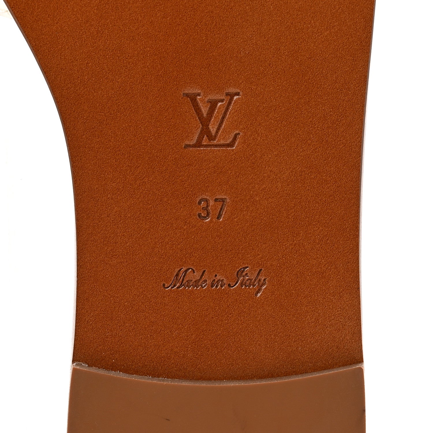 Louis Vuitton Monogram Giant Lock It Flat Mule 37 Kaki 6 of 12