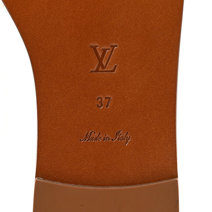 Louis Vuitton Monogram Giant Lock It Flat Mule 37 Kaki 6 of 12