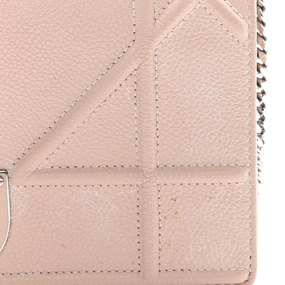 Christian Dior Grained Calfskin Diorama Wallet on Chain Pouch Nude 17 of 18