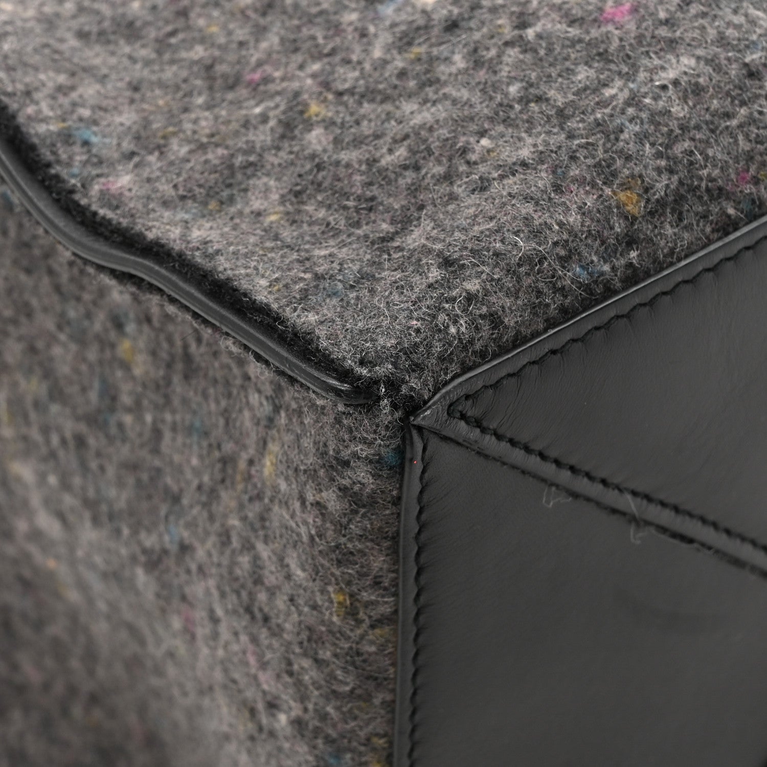 Balenciaga Felt Calfskin Papier A4 Tote Grey Black 13 of 15