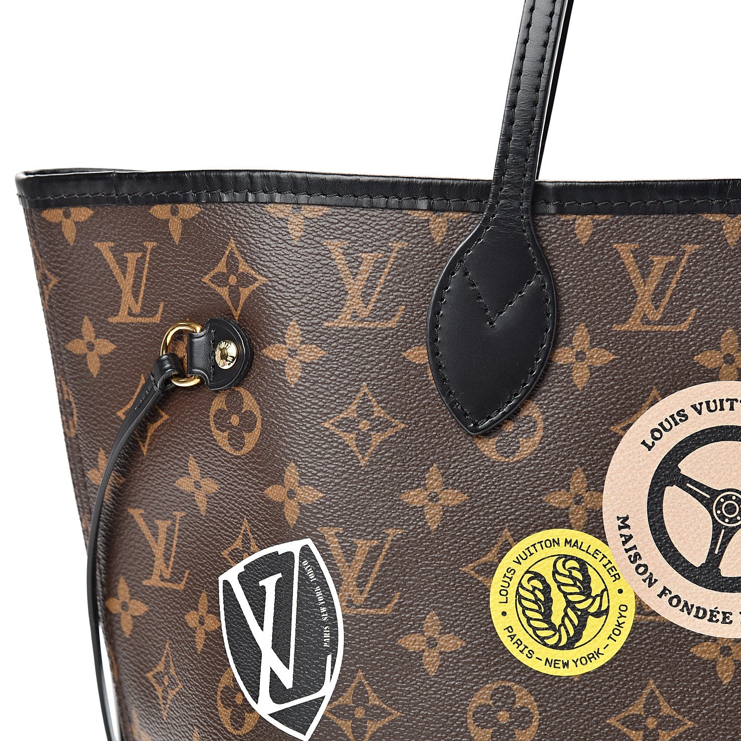 Louis Vuitton Monogram World Tour Neverfull MM 8 of 12