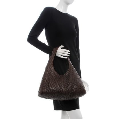 Bottega Veneta Nappa Intrecciato Ball Hobo Ebano 2 of 8