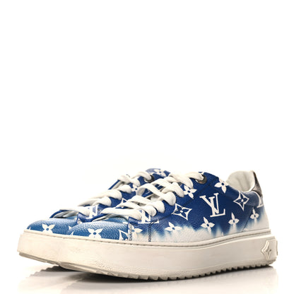 Louis Vuitton Monogram Escale Time Out Sneakers 38 Blue 4 of 9