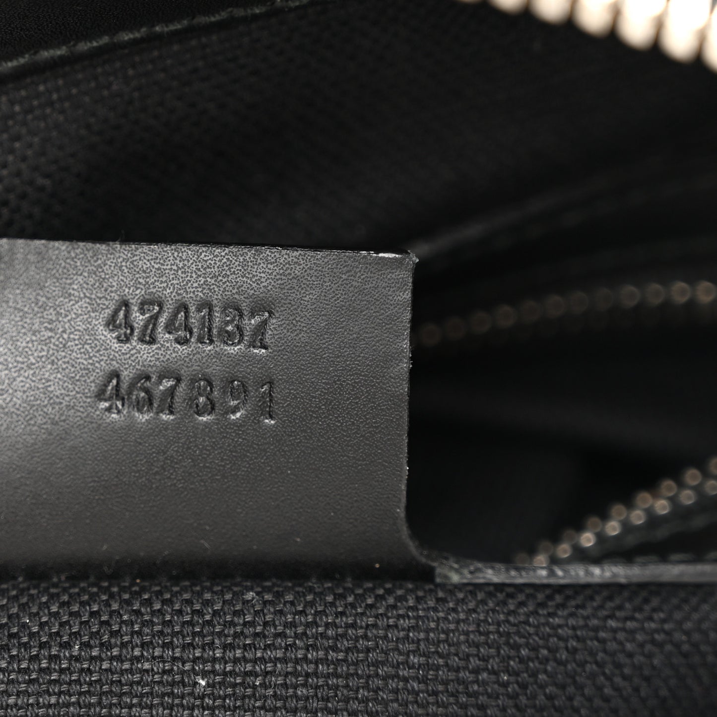 GG Supreme Monogram Appia Calfskin Web Flat Messenger Bag Black Grey