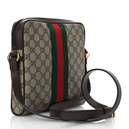 Gucci GG Supreme Monogram Web Small Ophidia Messenger Bag Brown 3 of 17