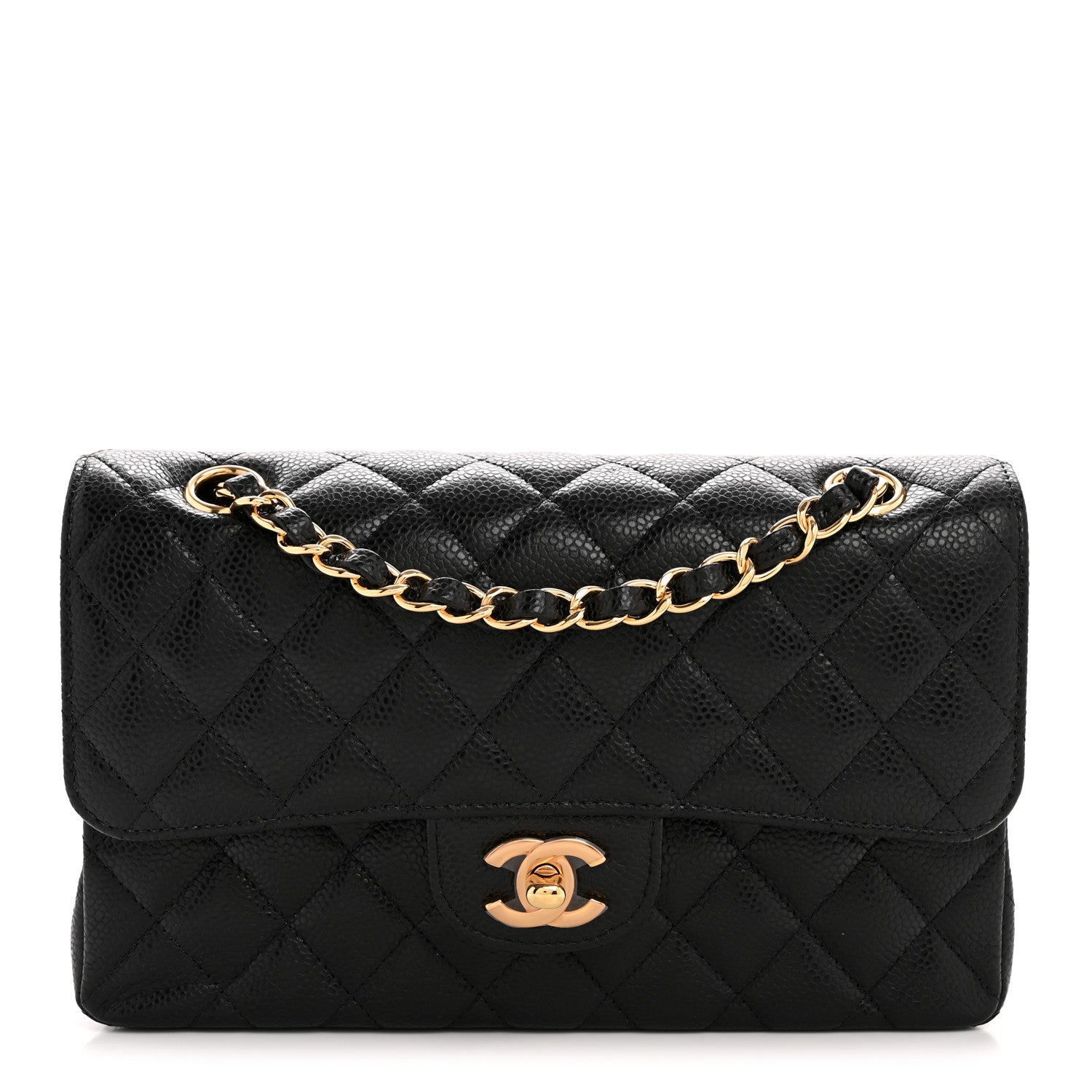Chanel Caviar Quilted Small Double Flap Black 1 of 10
