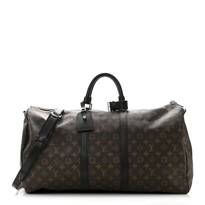 Louis Vuitton Monogram Macassar Keepall Bandouliere 55 1 of 10