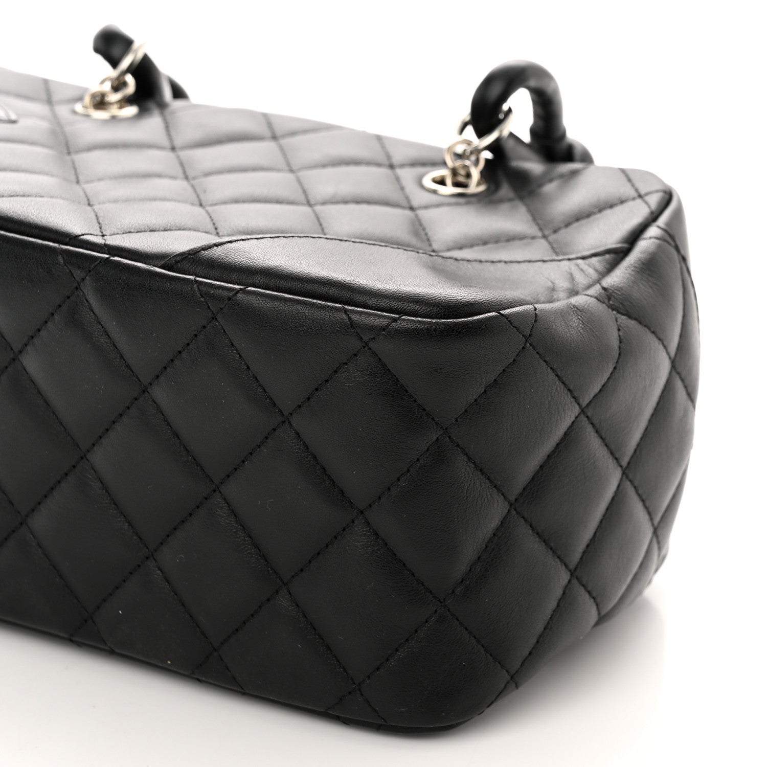 Chanel Calfskin Quilted Small Cambon Bowler Black 10 of 10