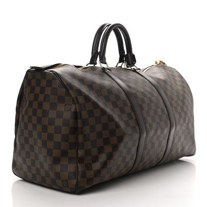 Louis Vuitton Damier Ebene Keepall 50 3 of 12