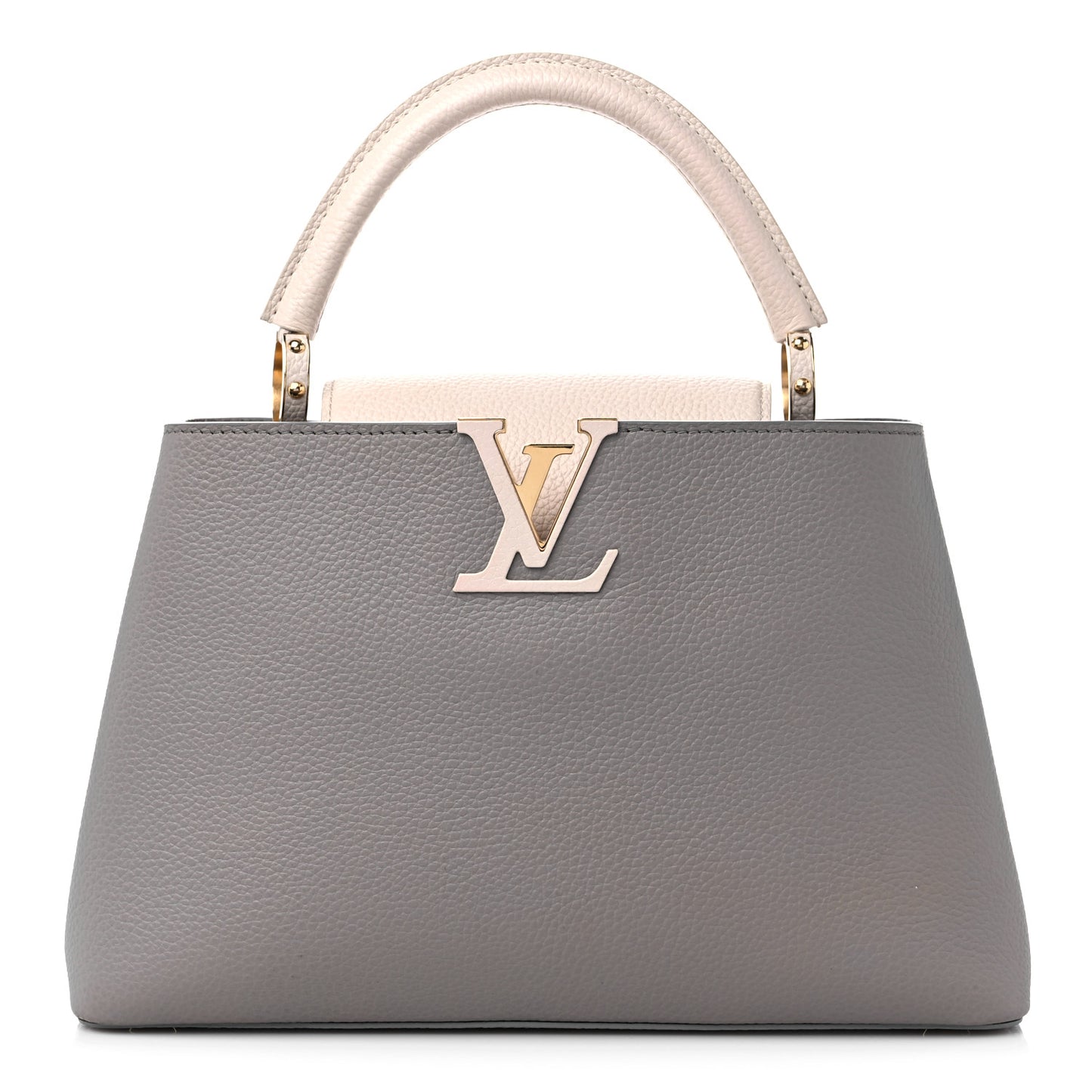 Taurillon Capucines MM Steeple Gray