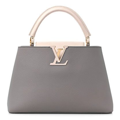 Louis Vuitton Taurillon Capucines MM Steeple Gray 1 of 13