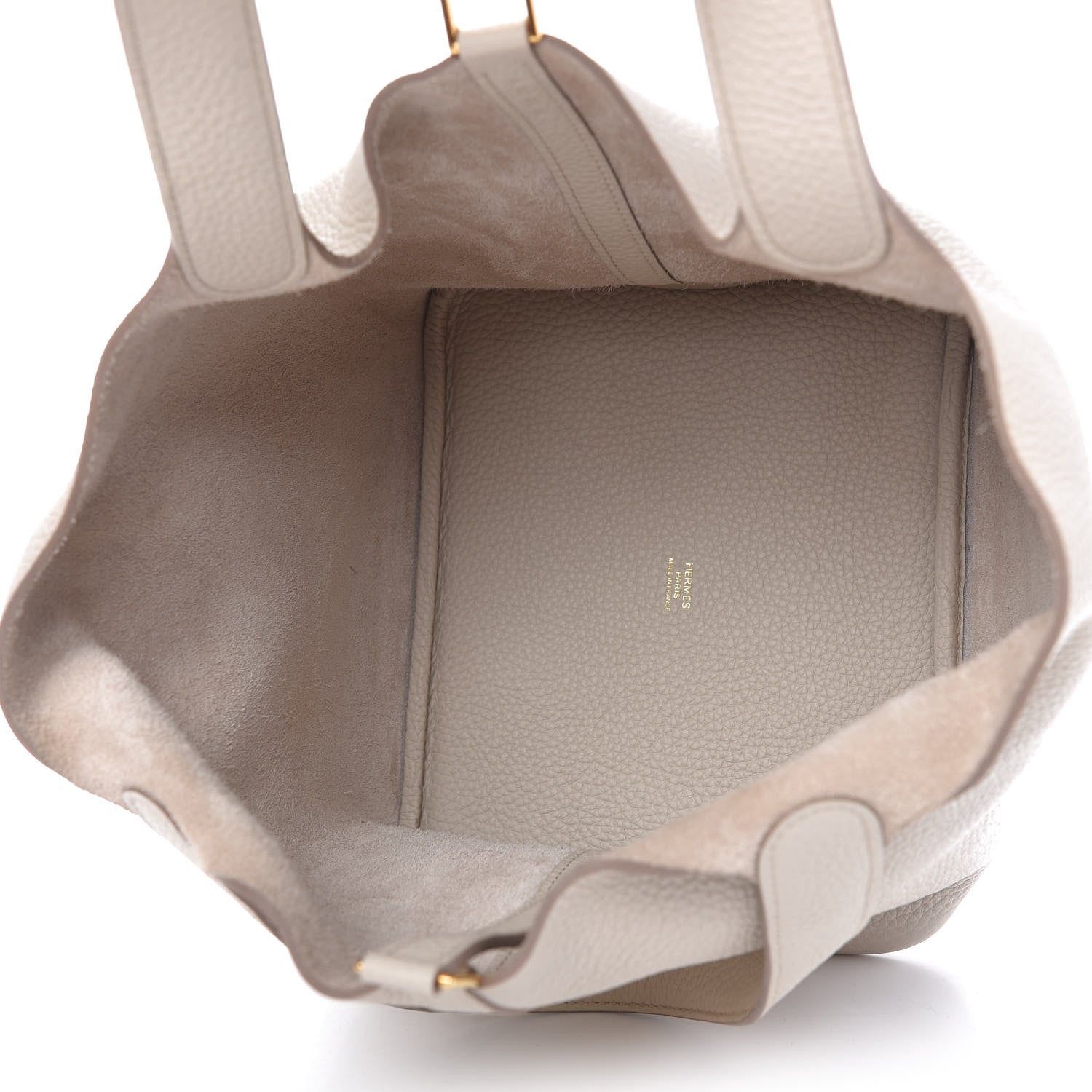 Hermes Taurillon Clemence Picotin Lock 22 MM Beton 5 of 10