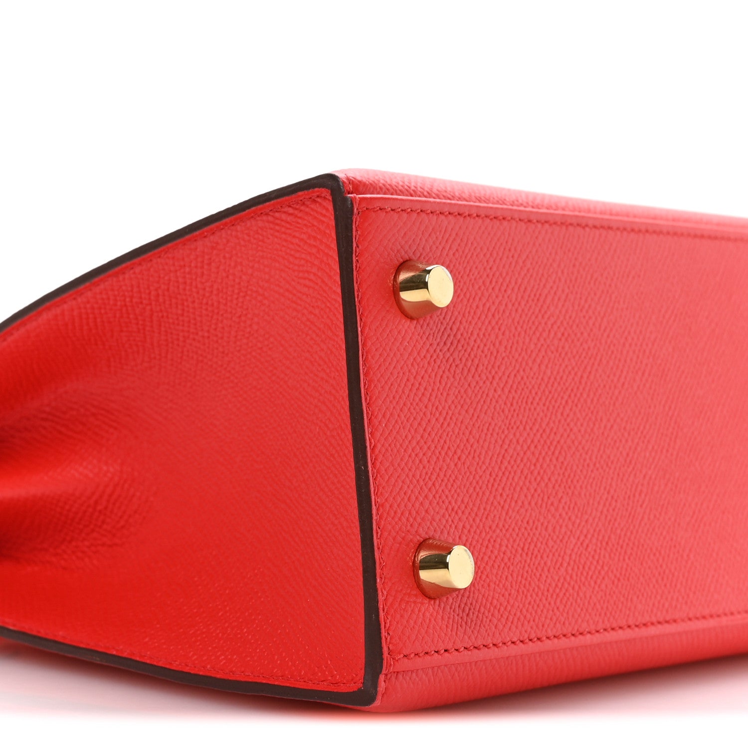 Hermes Epsom Kelly Sellier 25 Rouge De Coeur 9 of 11