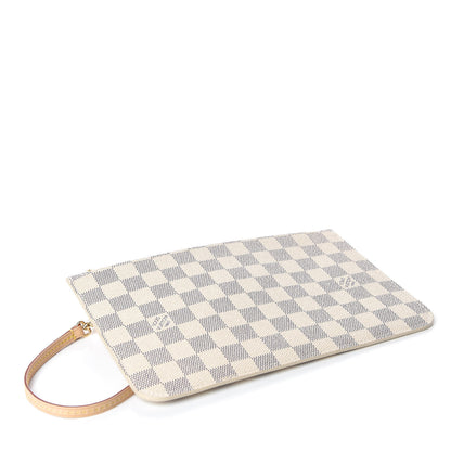 Louis Vuitton Damier Azur Neverfull MM GM Pochette 4 of 7
