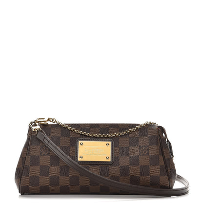 Louis Vuitton Damier Ebene Eva Clutch 1 of 8