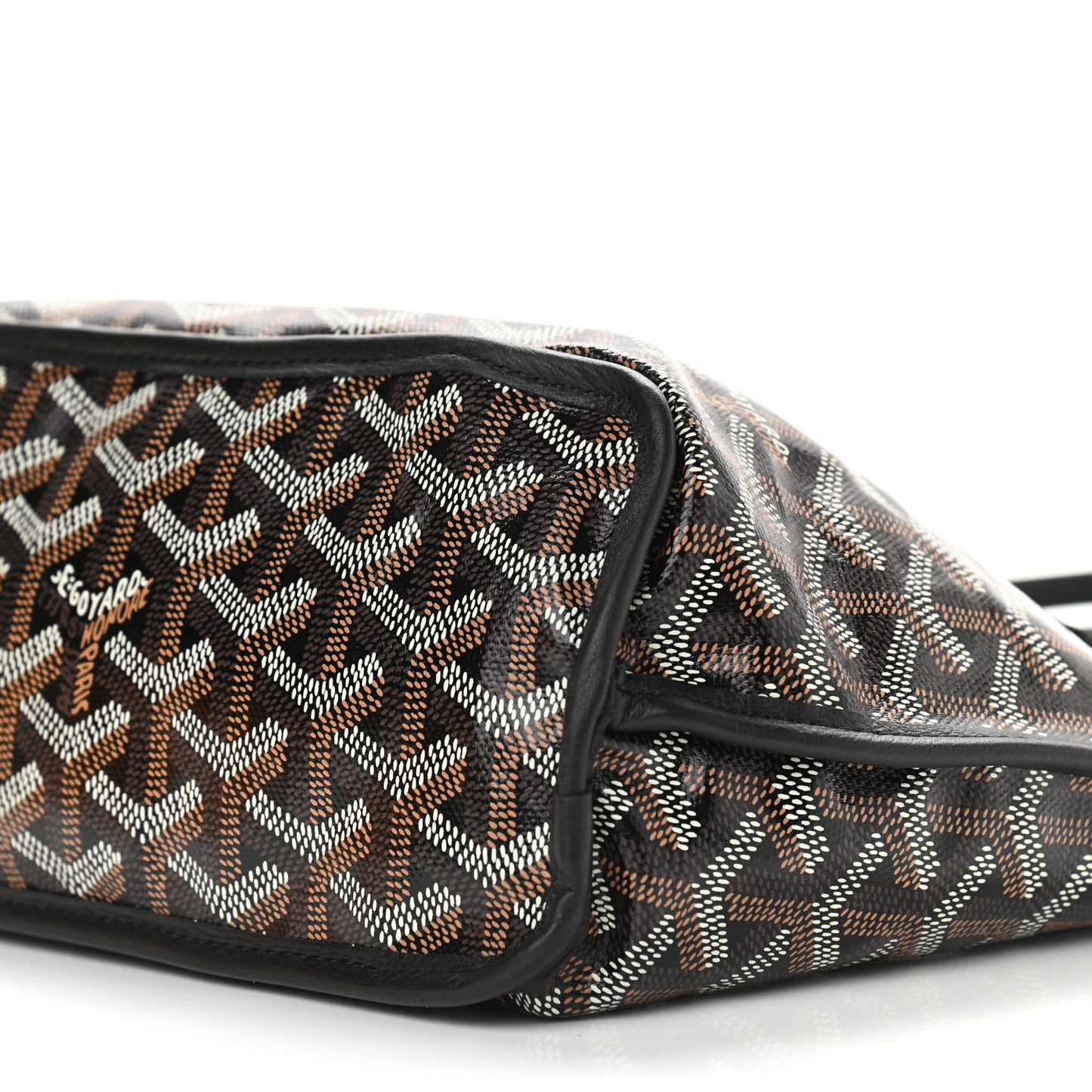 Goyardine Reversible Mini Anjou Black