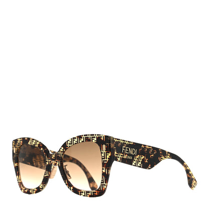 Fendi Acetate FF 53mm Sunglasses 0434/G/S Tortoise 1 of 8