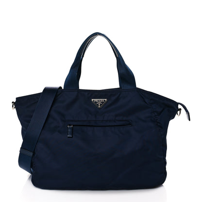 Prada Nylon Tote Navy 1 of 13