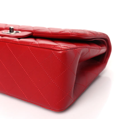Chanel Lambskin Quilted Jumbo Double Flap Red 10 of 10